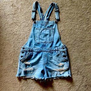 Abercrombie denim overalls